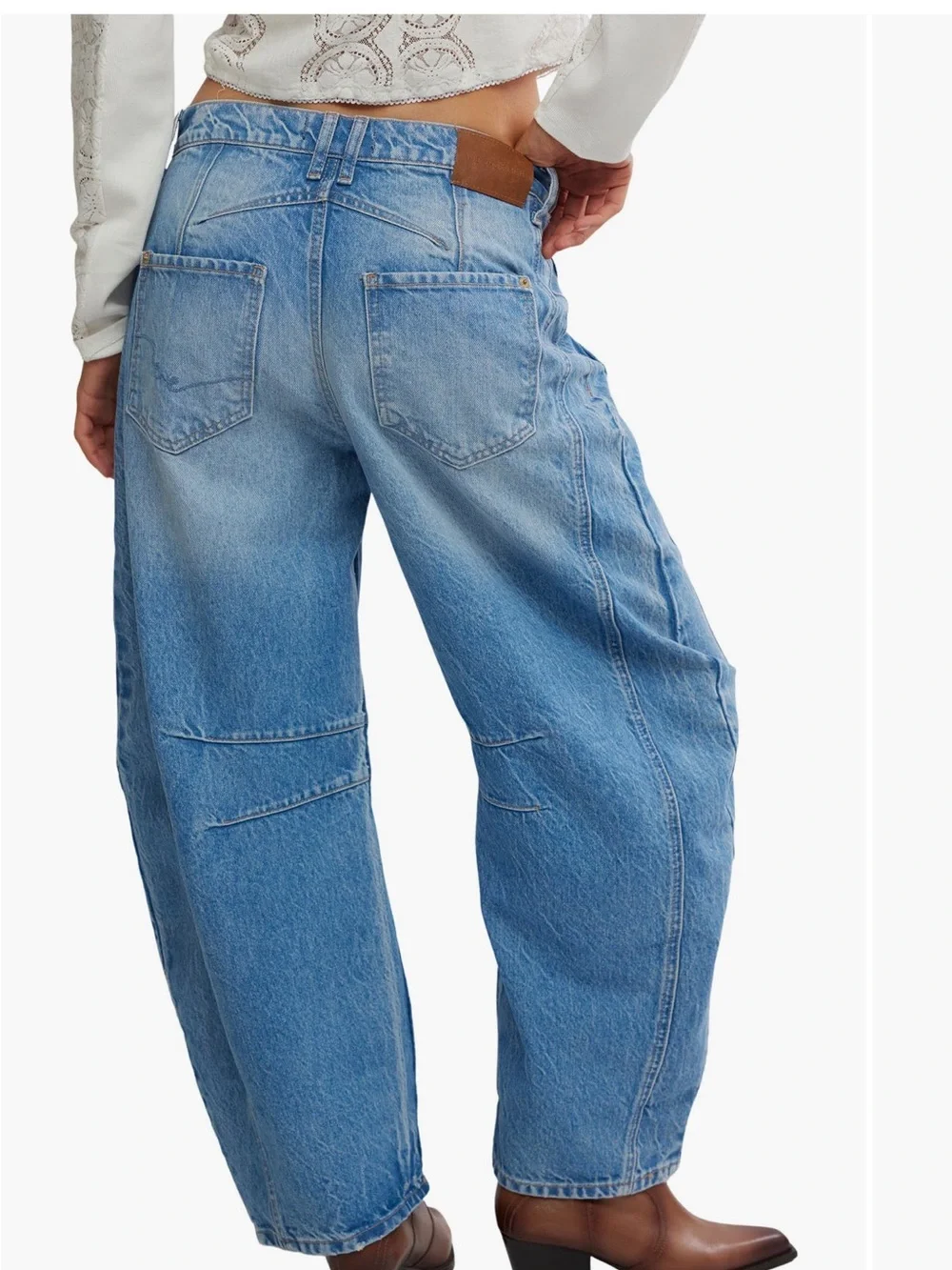 NWT… Free people barrel jeans - Picture 7 of 14